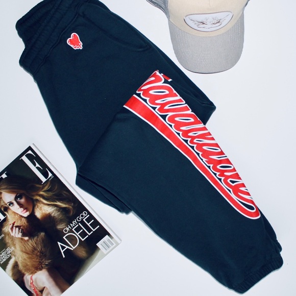 EMOTIONALLY UNAVAILABLE Sweatsuit in Navy - Picture 4 of 7